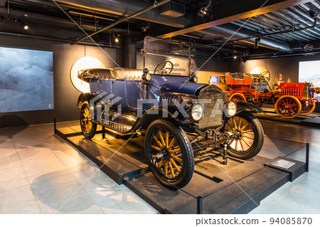 Ford Model T - Classic retro car. Riga motor museum. Riga, Latvia, 17 August 2022 Ford Model T - Classic retro car. Riga motor museum. Riga, Latvia, 17 August 2022 94085870