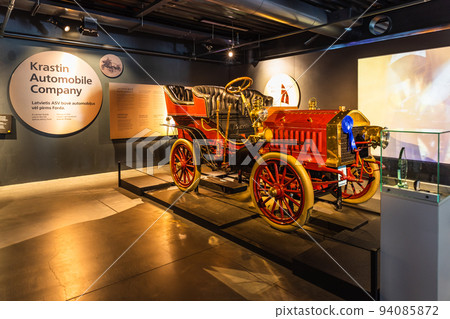 Classic retro car - Krastin. Riga Motor Museum. Riga, Latvia, 17 August 2022 94085872