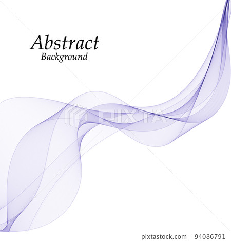 Abstract blue wave. Vector image, layout for advertising. presentation template Abstract blue wave. Vector image, layout for advertising. presentation template 94086791
