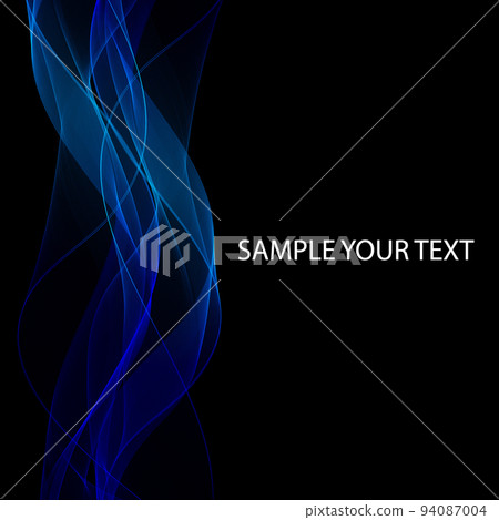 neon vector background. blue wave. presentation template neon vector background. blue wave. presentation template 94087004