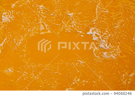 Texture of white soap foam with bubbles abstract background 94088246