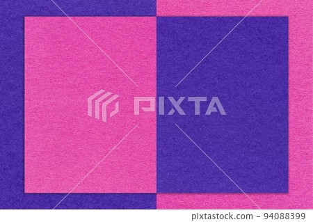 Texture of navy blue and purple paper background with pattern, macro. Craft magenta and indigo cardboard 94088399