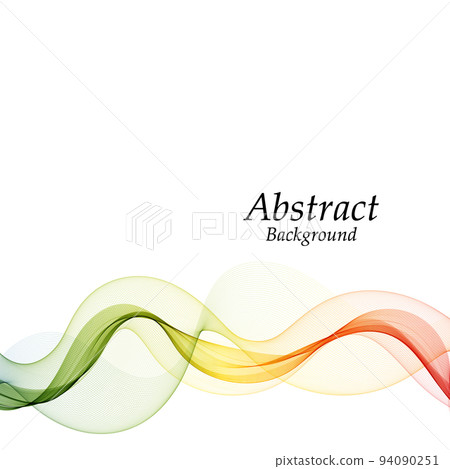 bright colorful wave. vector illustration. presentation template bright colorful wave. vector illustration. presentation template 94090251