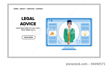 legal advice vector 94090571