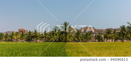 Rural scenery of Hampi, India Rural scenery of Hampi, India 94090813