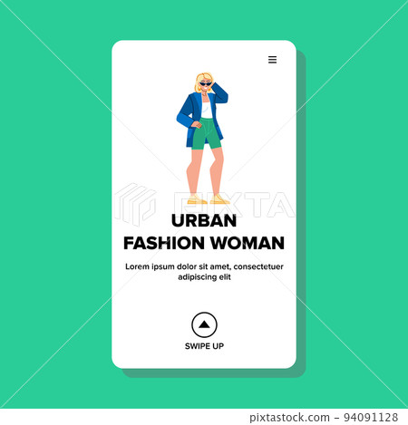 urban fashion woman vector urban fashion woman vector 94091128