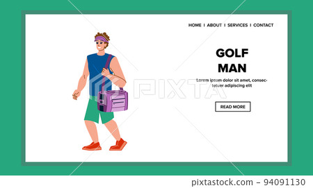 golf man vector golf man vector 94091130