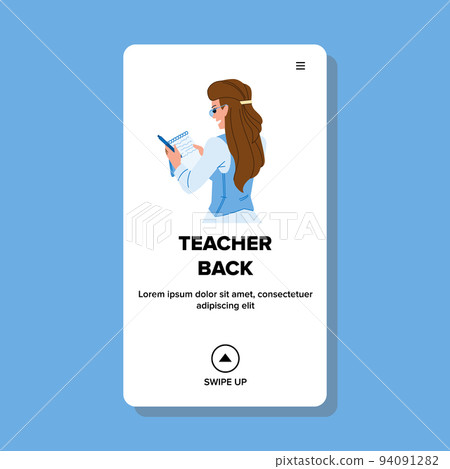 teacher back vector teacher back vector 94091282