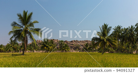 Rural scenery of Hampi, India Rural scenery of Hampi, India 94091327