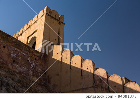 印度齋浦爾世界遺產拉賈斯坦邦山堡的琥珀堡 94091375