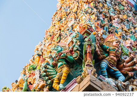 East Gate of Meenakshi Temple in Madurai, India East Gate of Meenakshi Temple in Madurai, India 94092237