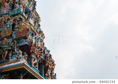 East Gate of Meenakshi Temple in Madurai, India 94092334