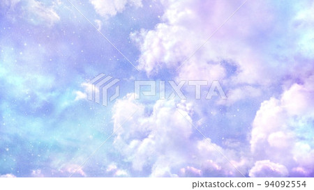 夢幻天空星雲背景材質漸變 94092554