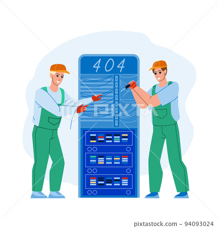 404 Error Of Broken Server Network Problem Vector 404 Error Of Broken Server Network Problem Vector 94093024