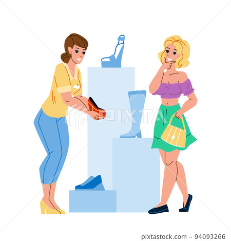 shoes store vector 94093266
