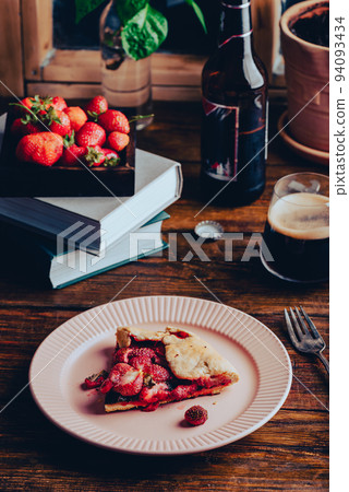 Strawberry and Sorrel Galette 94093434