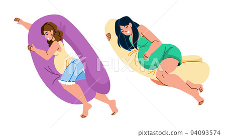 pregnancy pillow vector pregnancy pillow vector 94093574