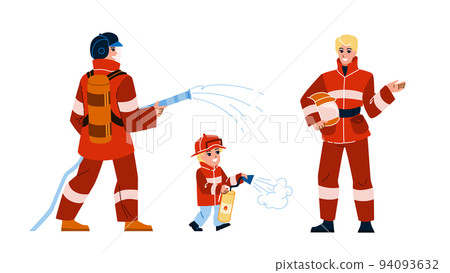 firemen department vector 94093632