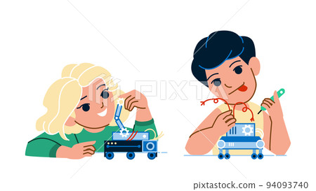 kid robot vector 94093740