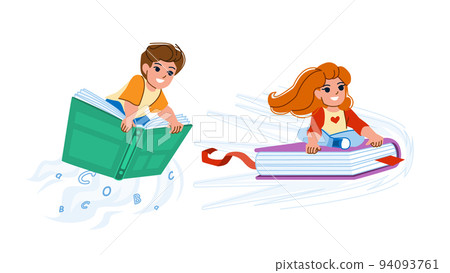 kid book vector 94093761