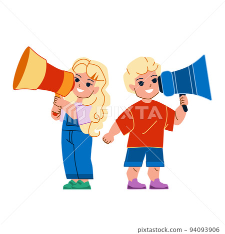 kid announce vector kid announce vector 94093906