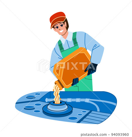 car mechanic oil vector 94093960