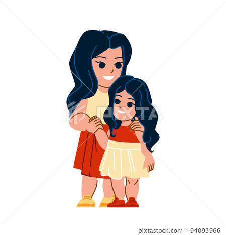 girl sister vector 94093966