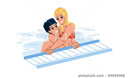 couple pool vector couple pool vector 94094066