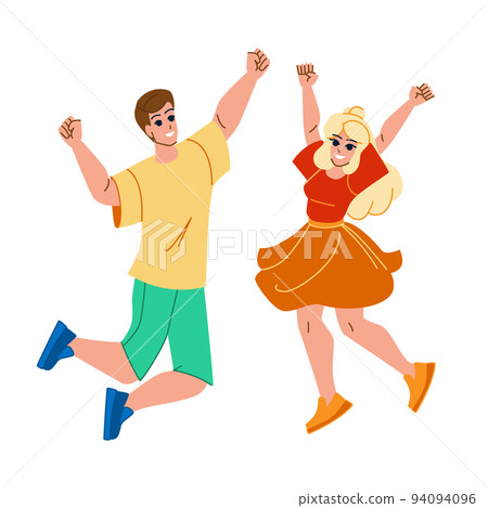 couple jumping vector couple jumping vector 94094096