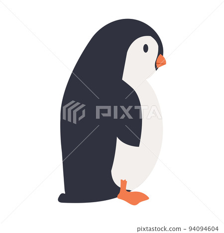 Penguin bird fat cartoon vector Penguin bird fat cartoon vector 94094604