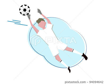 Soccer goalkeeper soccer player background transparent illustration 94094642