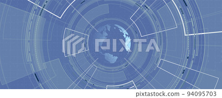 internet digital security technology concept for business background. Lock on circuit board internet digital security technology concept for business background. Lock on circuit board 94095703