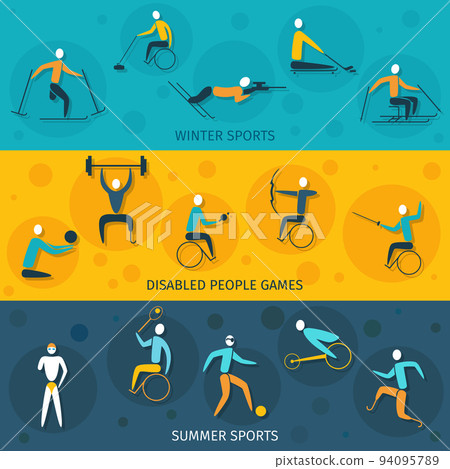 Disabled Sports Banners 94095789