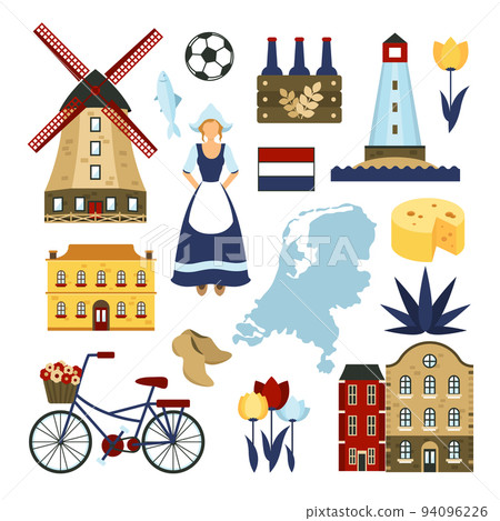 Netherlands Symbols Set Netherlands Symbols Set 94096226