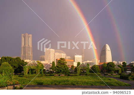 《Kanagawa Prefecture》Rainbow Bridge・Yokohama Minatomirai 94096523