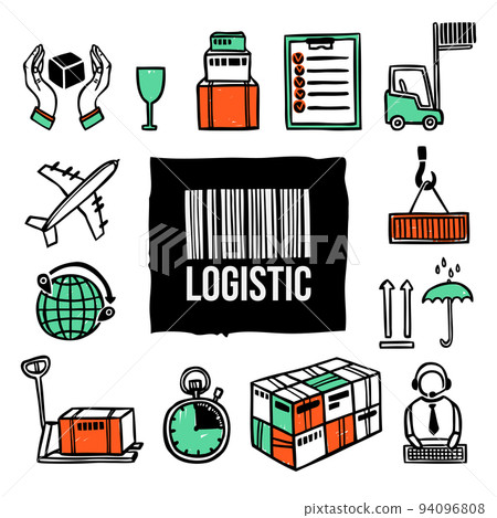 Logistic Icon Set 94096808