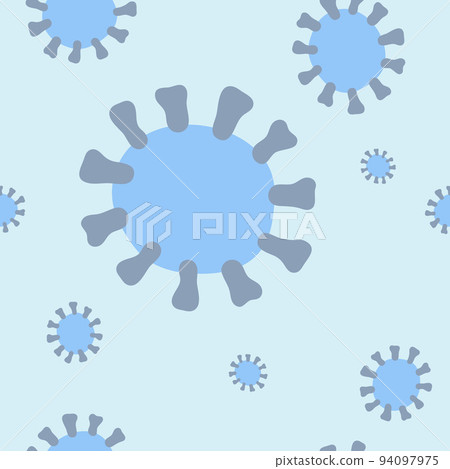 Seamless Coronavirus vector pattern - Stock Illustration [94097975] - PIXTA
