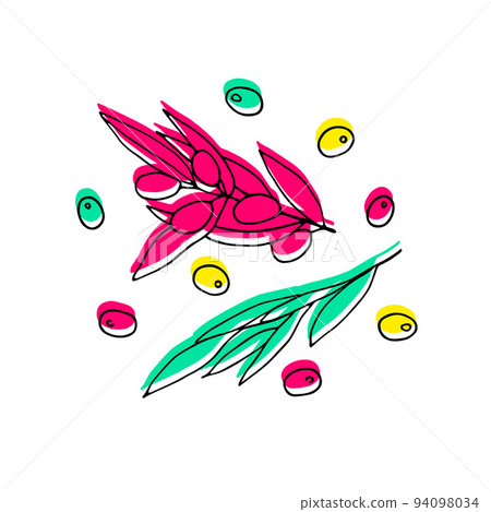 Colored olives Set 94098034