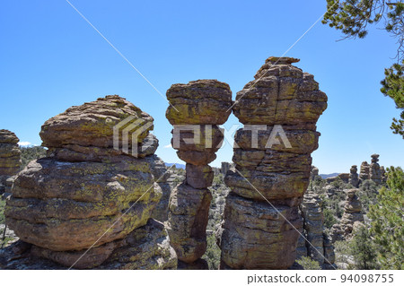 平衡岩，奇里卡瓦國家紀念碑，亞利桑那州，美國 94098755