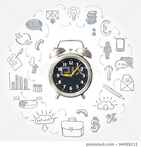 Business Morning Round Design Business Morning Round Design 94099231