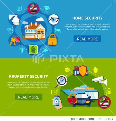 Security Banners Set Security Banners Set 94099505