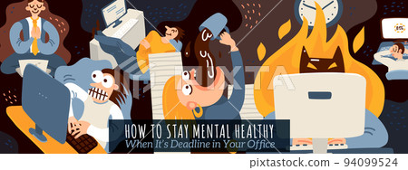 Office Work Illustration 94099524