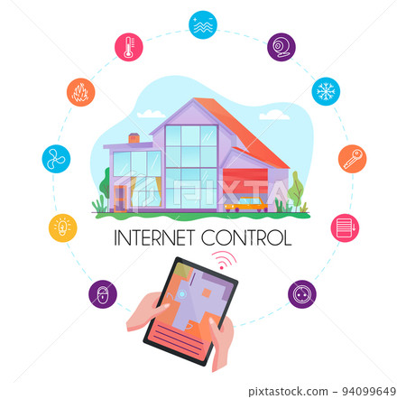 Smart House Flat Concept 94099649