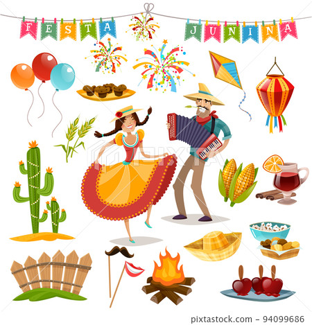 Festa Junina Icon Set 94099686