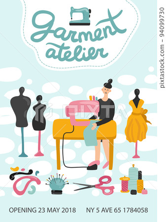Garment Atelier Advertising Poster Garment Atelier Advertising Poster 94099730