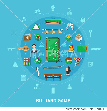 Billiards Round Composition 94099871