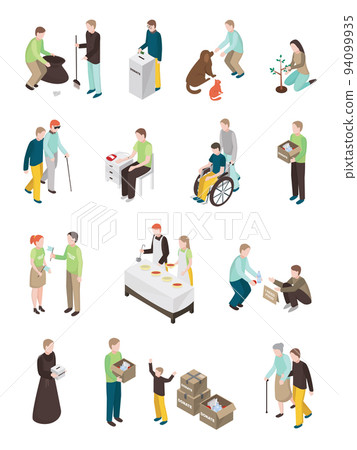 Humanitarian Charity Characters Collection 94099935