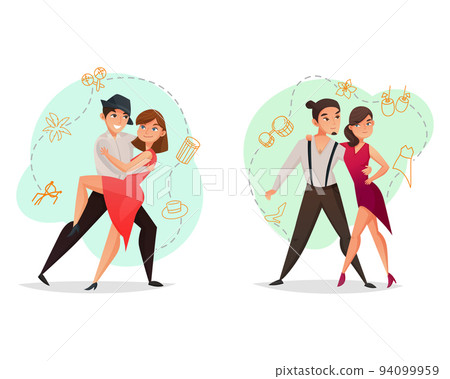 Pair Dance 2 Templates Set 94099959
