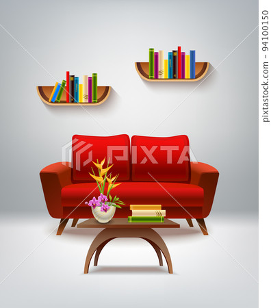 Living Room Interior Illustration Living Room Interior Illustration 94100150