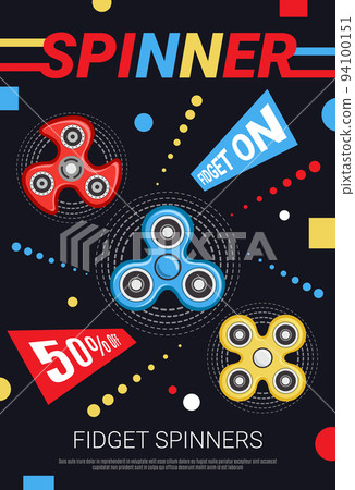 Fidget Spinners Sale Advertisement Poster Fidget Spinners Sale Advertisement Poster 94100151
